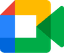 Google Meet video conferencing platform logo